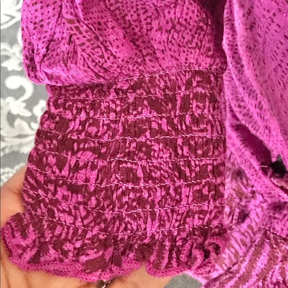 Free People Olivia Printed Wrap Top - Picture 3 of 11